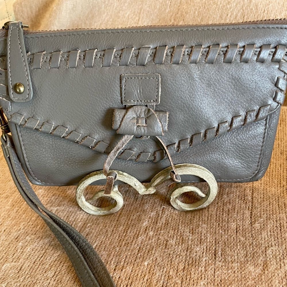 Lucky Brand Leather Wrist Bag